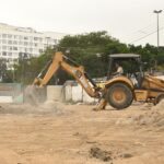 Obras de revitalização da Praça Arariboia