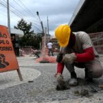 Obras de revitalização da Praça Arariboia