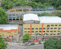 ION trabalha nas obras de construção da UMEI Lucília Gomes